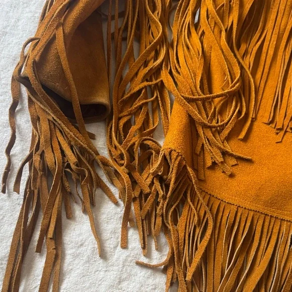 Vintage Suede Fringe Jacket - festival - Picture 13 of 13